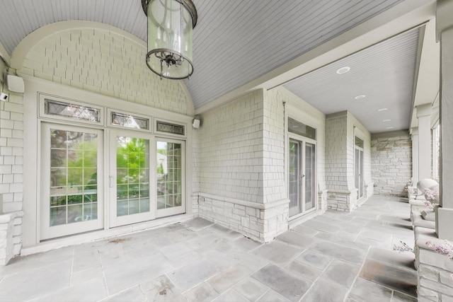 724 Becker Rd, Glenview, IL 60025 - view of patio / terrace featuring french doors