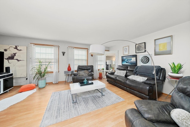 6235 S Knox Ave Unit K, Chicago, IL 60629 - living area featuring wood finished floors and baseboards