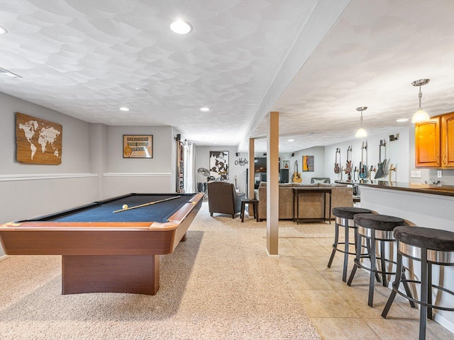 11546 Ridgecrest Dr, Roscoe, IL 61073 - playroom featuring recessed lighting and billiards