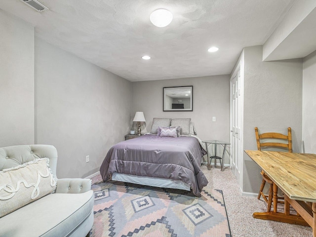 11546 Ridgecrest Dr, Roscoe, IL 61073 - carpeted bedroom featuring baseboards and recessed lighting