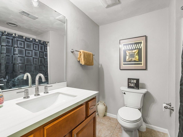 11546 Ridgecrest Dr, Roscoe, IL 61073 - full bath with vanity, tile patterned floors, and curtained shower
