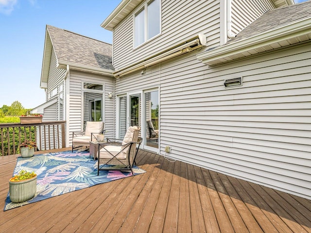11546 Ridgecrest Dr, Roscoe, IL 61073 - view of wooden deck