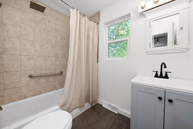 345 W Joe Orr Rd, Chicago Heights, IL 60411 - full bath with vanity and shower / tub combo with curtain