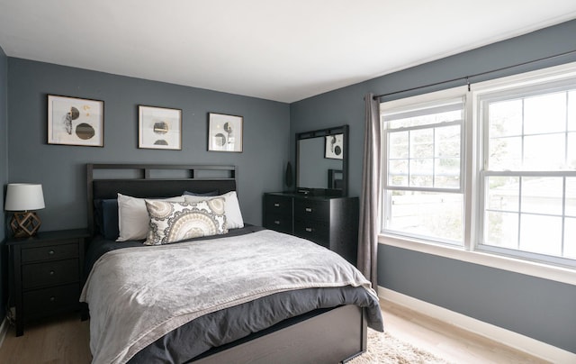 55 S Elmwood Ave, Palatine, IL 60074 - bedroom with wood finished floors, multiple windows, and baseboards