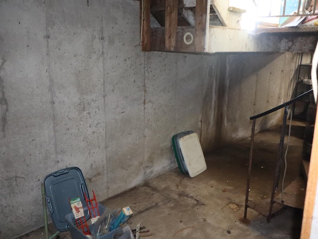 201 W 3rd St, Streator, IL 61364 - view of unfinished basement