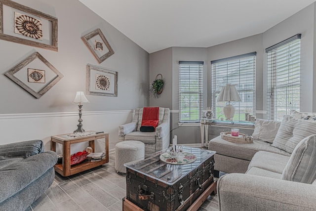 303 Capitol Dr Unit A, Sugar Grove, IL 60554 - living area featuring baseboards and wood finished floors