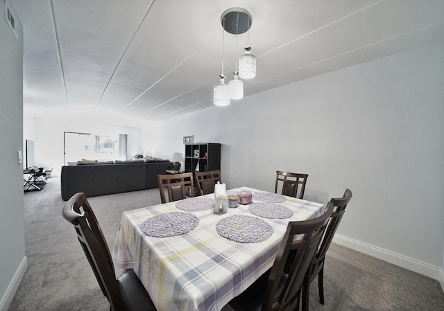 603 S River Rd Unit 2K, Des Plaines, IL 60016 - carpeted dining space featuring baseboards