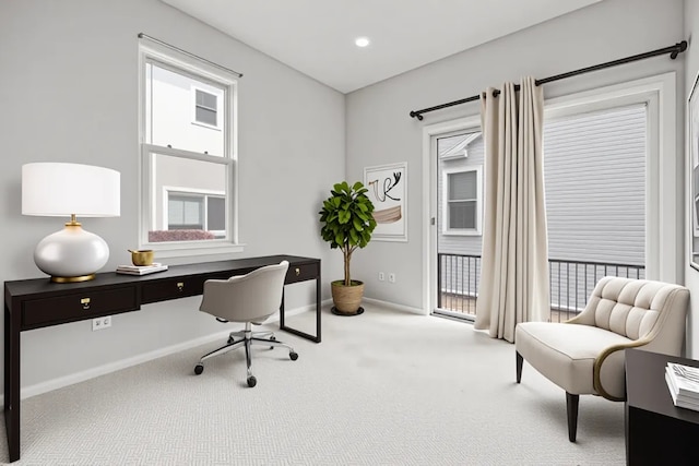 2847 N Wolcott Ave Unit D, Chicago, IL 60657 - carpeted office featuring baseboards and healthy amount of natural light