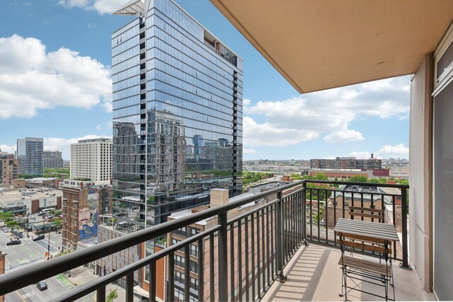 1111 S Wabash Ave Unit 1410, Chicago, IL 60605 - balcony featuring a view of city
