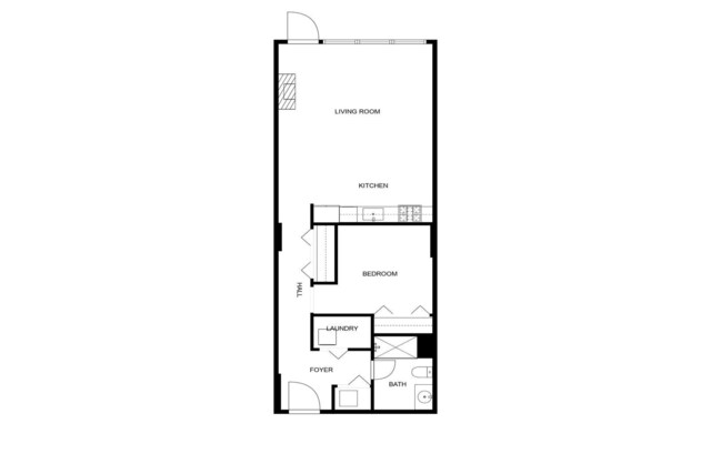 1200 W Monroe St Unit 514, Chicago, IL 60607 - home floor plan
