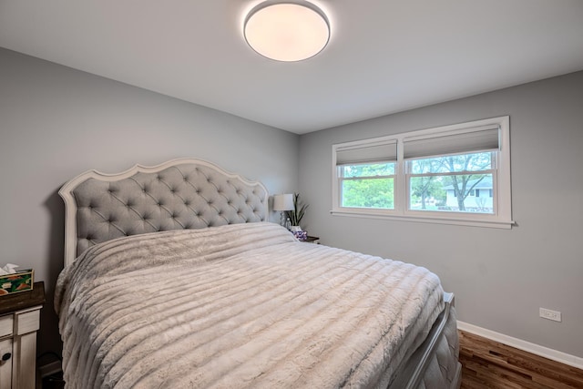 8106 W 89th Pl, Hickory Hills, IL 60457 - bedroom with dark wood-type flooring and baseboards