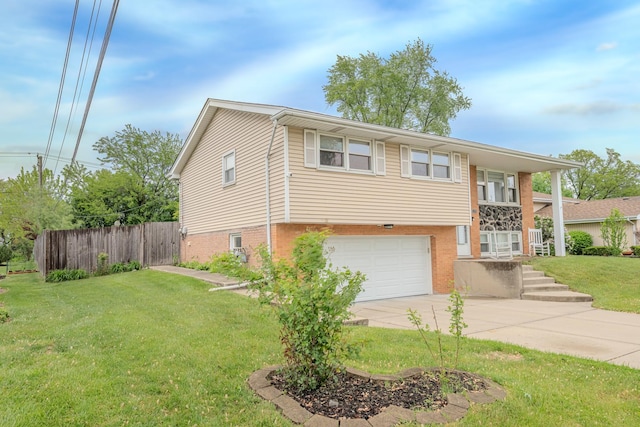 8106 W 89th Pl, Hickory Hills, IL 60457 - split foyer home with a garage and concrete driveway