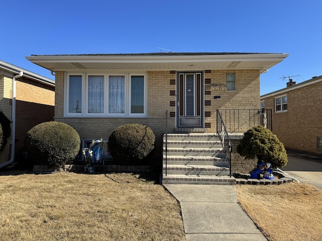 7711 Massasoit Ave, Burbank, IL 60459 - view of front of property with brick siding and covered porch