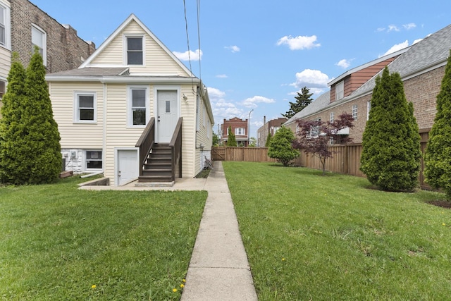 5123 W 23rd Pl, Cicero, IL 60804 - rear view of house featuring entry steps