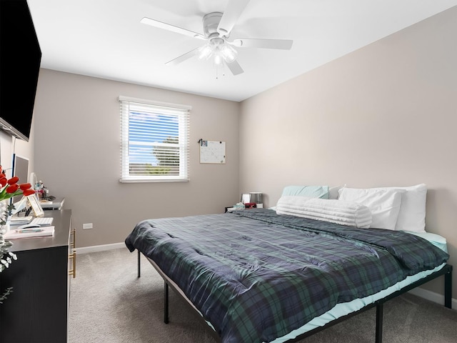 1811 Cumberland Dr, Plainfield, IL 60586 - bedroom with carpet floors, baseboards, and a ceiling fan