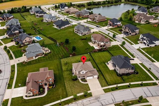 8500 Dungarvan Rd, Frankfort, IL 60423 - aerial overview of property's location with nearby suburban area and a large body of water