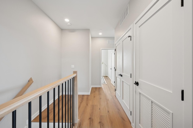944 Beloit Ave Unit 3, Forest Park, IL 60130 - corridor with light wood-style flooring, recessed lighting, an upstairs landing, and baseboards