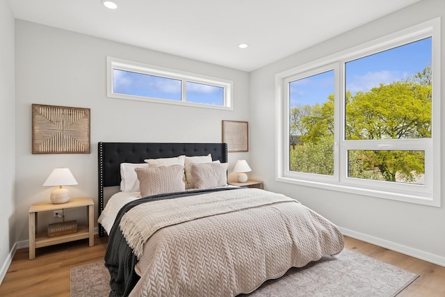 944 Beloit Ave Unit 3, Forest Park, IL 60130 - bedroom with baseboards, recessed lighting, and wood finished floors