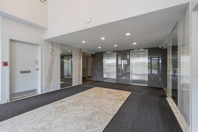 8815 W Golf Rd Unit 7A, Niles, IL 60714 - community lobby with recessed lighting