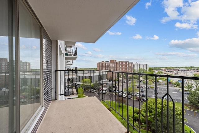 8815 W Golf Rd Unit 7A, Niles, IL 60714 - balcony featuring a city view
