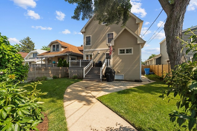 6972 W Imlay St, Chicago, IL 60631 - view of front facade featuring a deck
