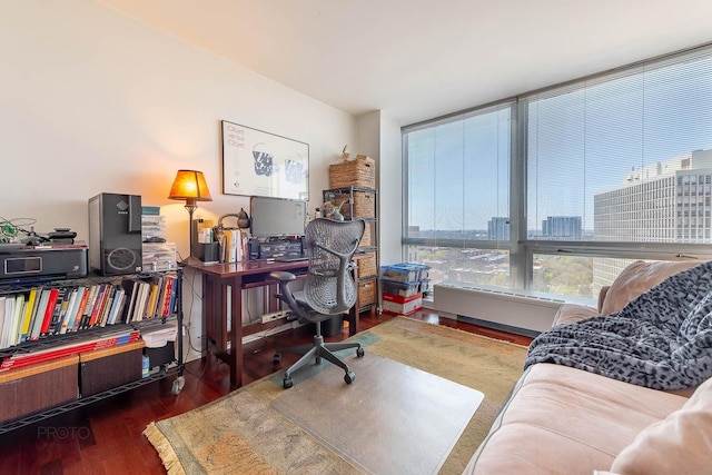 2400 N Lakeview Ave Unit 1706, Chicago, IL 60614 - home office featuring wood finished floors