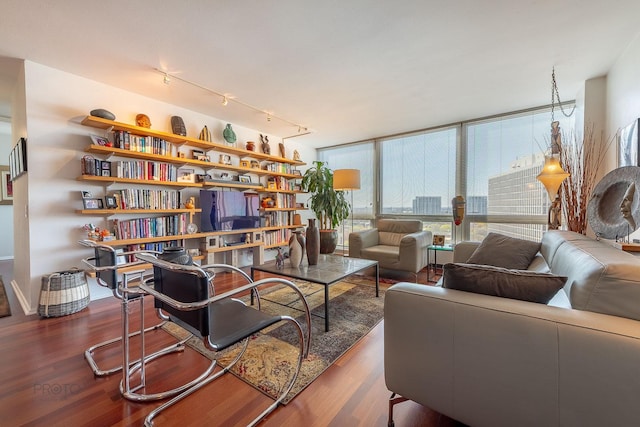2400 N Lakeview Ave Unit 1706, Chicago, IL 60614 - living room with wood finished floors