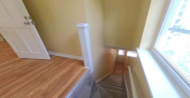 741 N Christiana Ave, Chicago, IL 60624 - stairs with wood finished floors and baseboards