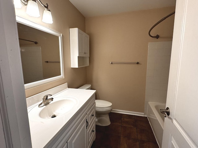 300 Pembridge Ln Unit D2, Schaumburg, IL 60193 - bathroom featuring vanity, tile patterned flooring, and bathing tub / shower combination