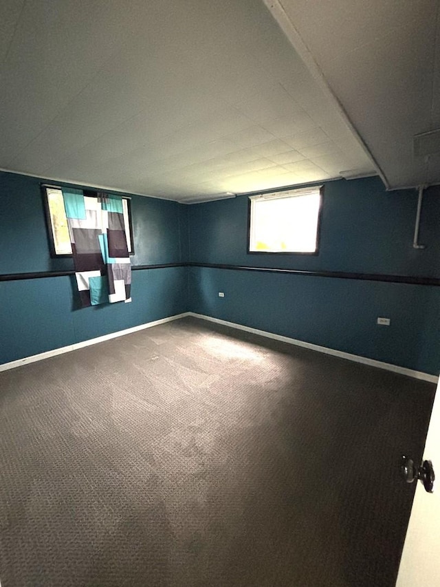 1403 Kings Rd, Carpentersville, IL 60110 - carpeted empty room with baseboards