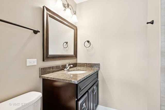313 N Hale St, Wheaton, IL 60187 - bathroom with vanity and toilet
