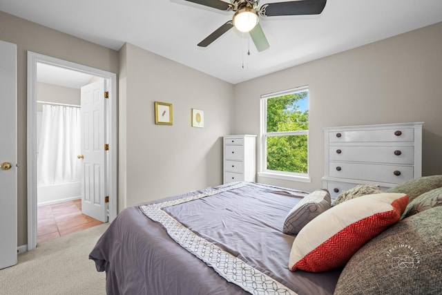 2049 Sunrise Cir, Aurora, IL 60503 - bedroom featuring carpet and a ceiling fan