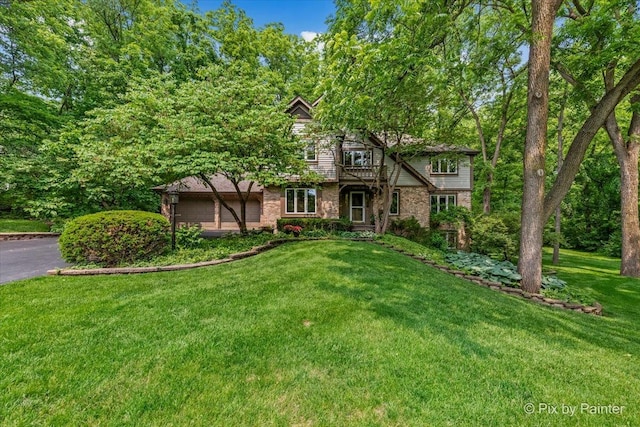 5N538 Hidden Springs Dr, Saint Charles, IL 60175 - view of front of house featuring a front lawn and brick siding