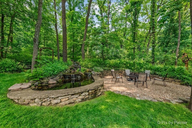 5N538 Hidden Springs Dr, Saint Charles, IL 60175 - view of green lawn featuring an outdoor fire pit