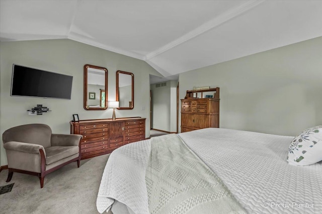 5N538 Hidden Springs Dr, Saint Charles, IL 60175 - bedroom with vaulted ceiling and light carpet