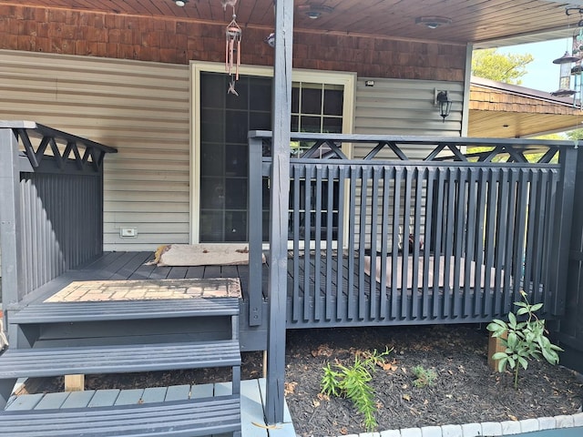 306 N Joy St, Tampico, IL 61283 - view of wooden deck