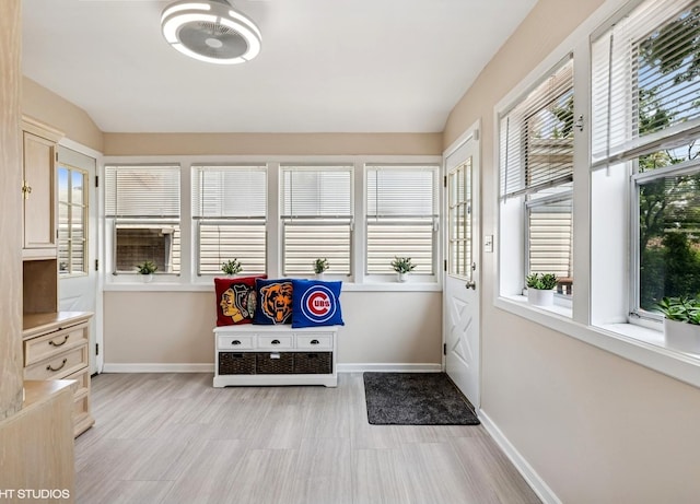 9907 Kedvale Ave, Skokie, IL 60076 - sunroom / solarium with baseboards and wood finished floors