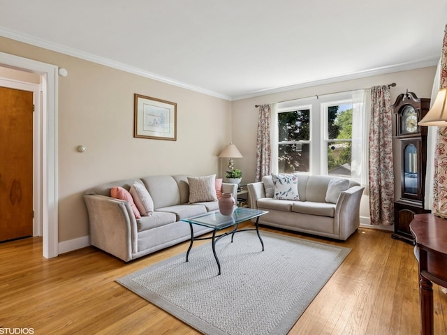 9907 Kedvale Ave, Skokie, IL 60076 - living area with light wood-type flooring and ornamental molding