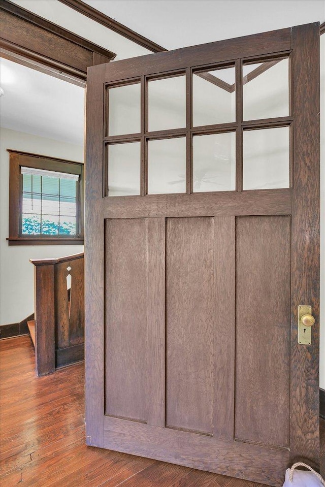 310 Davidson Dr, Champaign, IL 61821 - detailed view of wood finished floors and baseboards