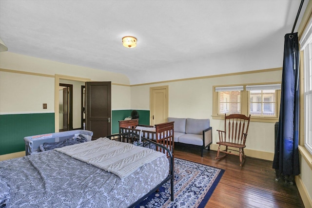 310 Davidson Dr, Champaign, IL 61821 - bedroom featuring dark wood-style floors and baseboards