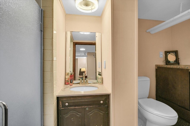 310 Davidson Dr, Champaign, IL 61821 - bathroom featuring vanity and toilet