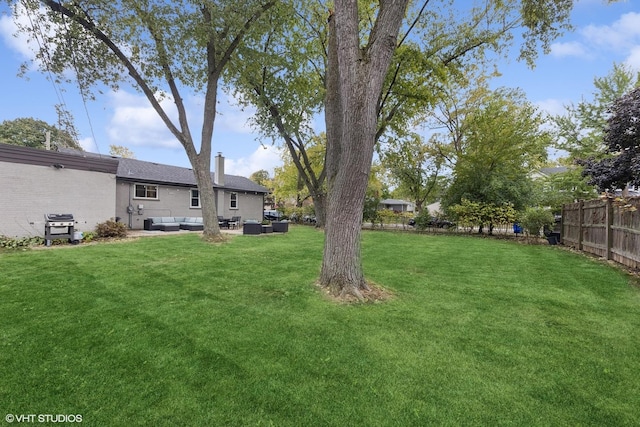 710 Western Ave, Glen Ellyn, IL 60137 - view of yard featuring an outdoor hangout area