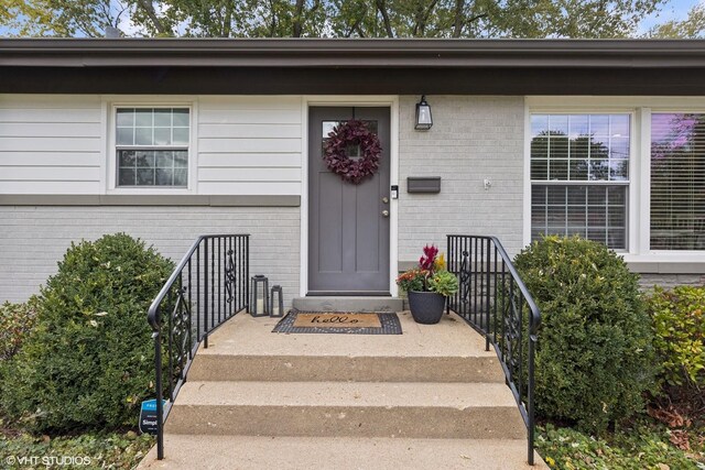 710 Western Ave, Glen Ellyn, IL 60137 - view of exterior entry with brick siding