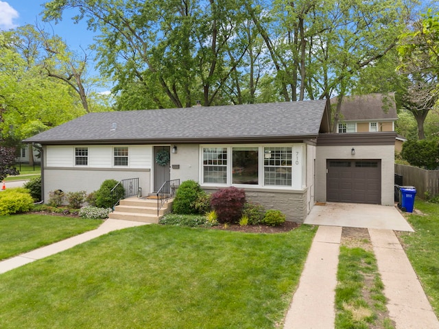 710 Western Ave, Glen Ellyn, IL 60137 - view of front of house with driveway, brick siding, roof with shingles, and a garage