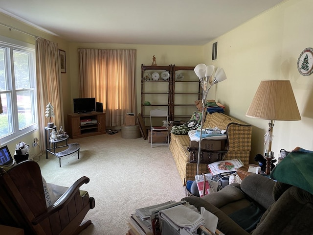 2068 David Dr, Des Plaines, IL 60018 - carpeted living area with healthy amount of natural light
