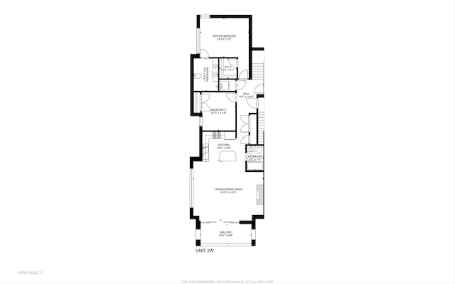 2456 W Cortez St Unit 3W, Chicago, IL 60622 - property floor plan