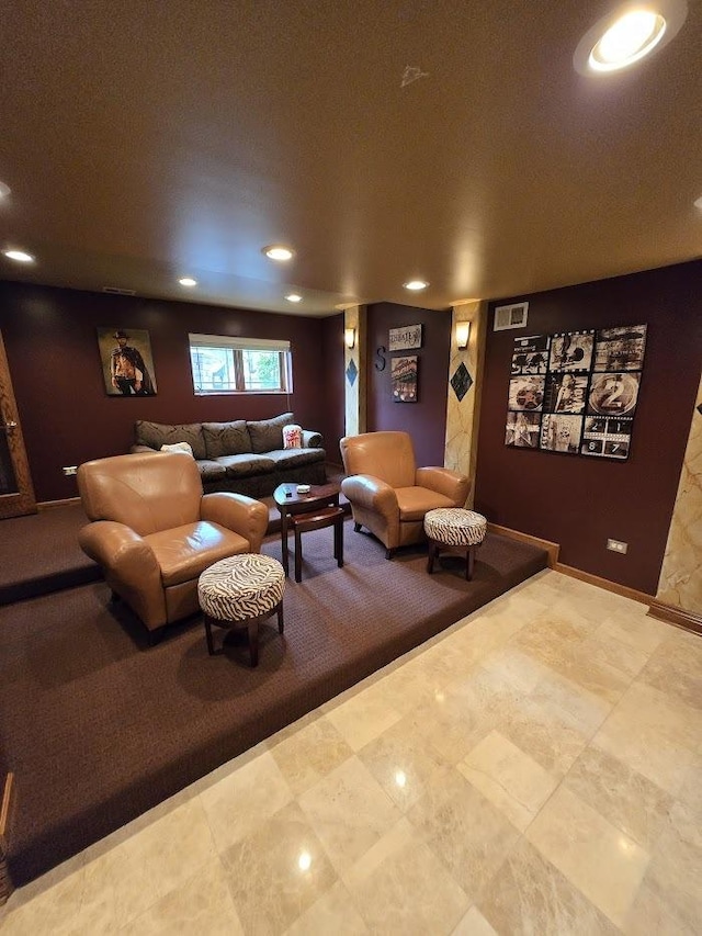 10880 Swallow Tail Ln, Frankfort, IL 60423 - home theater room with recessed lighting