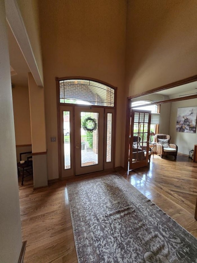 10880 Swallow Tail Ln, Frankfort, IL 60423 - entryway with wood finished floors and a high ceiling