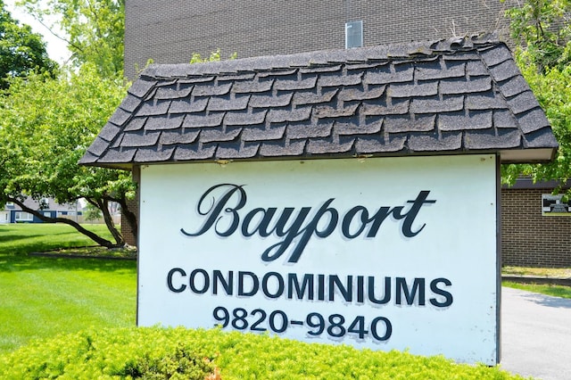 9820 S Pulaski Ave Unit 218, Oak Lawn, IL 60453 - community / neighborhood sign with a lawn
