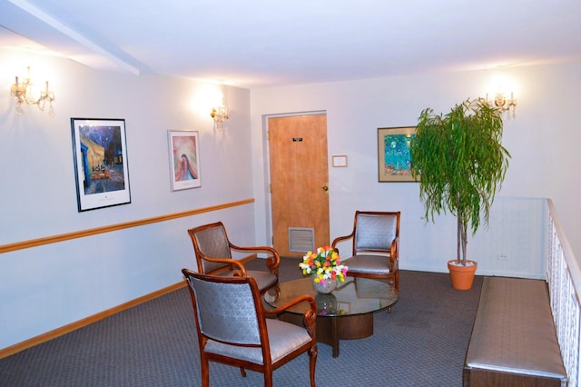 9820 S Pulaski Ave Unit 218, Oak Lawn, IL 60453 - dining area with carpet flooring